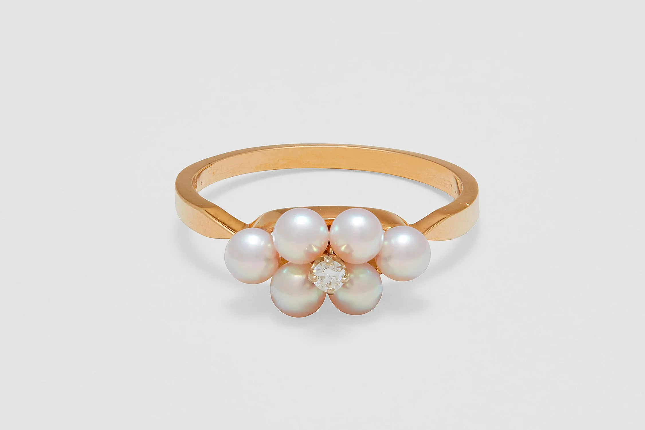 Tiffany & Co Pearl Diamond Ring