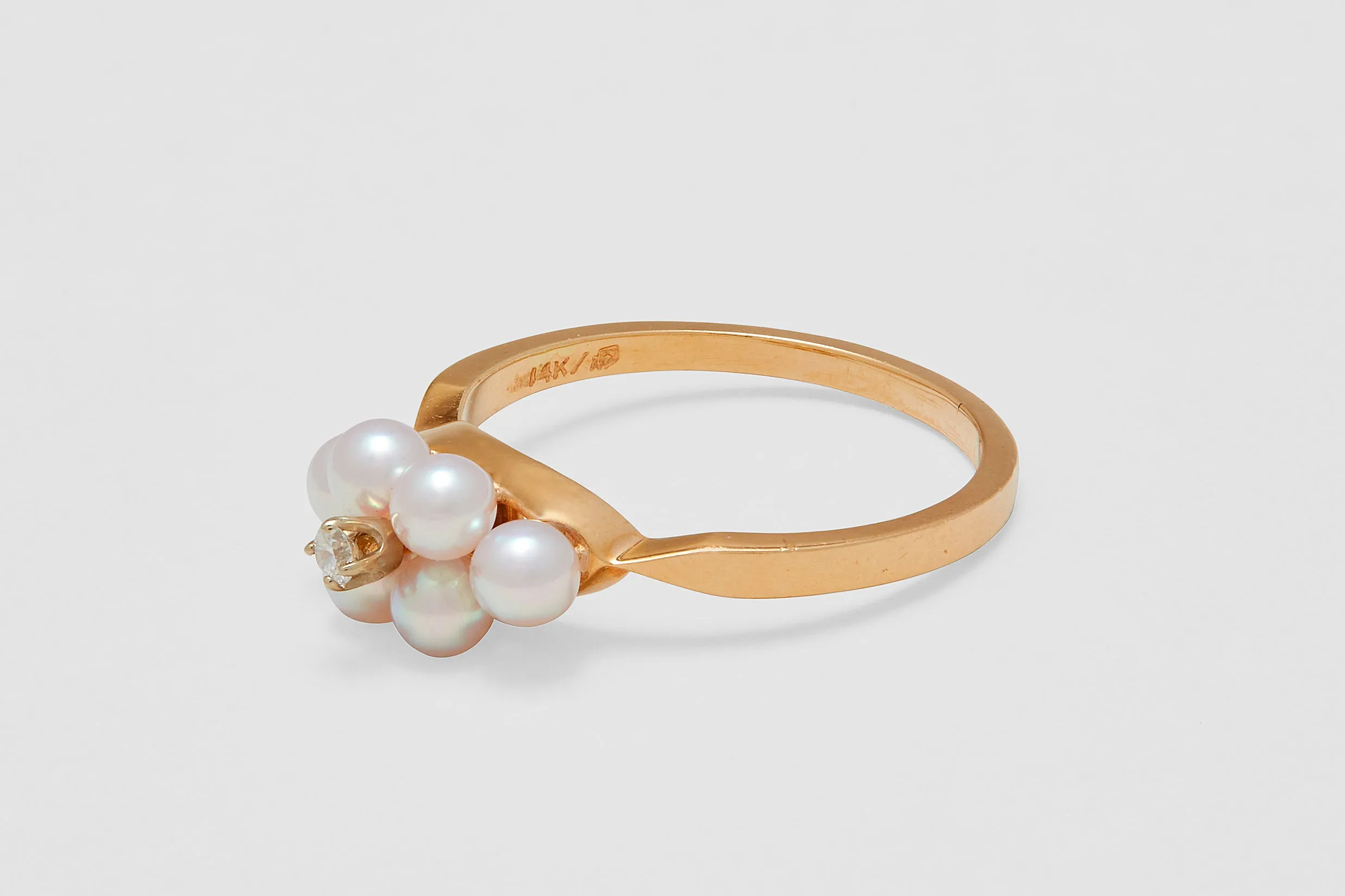 Tiffany & Co Pearl Diamond Ring