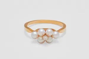 Tiffany & Co Pearl Diamond Ring