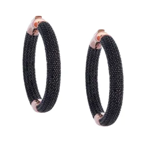 Tire Hoop Earring