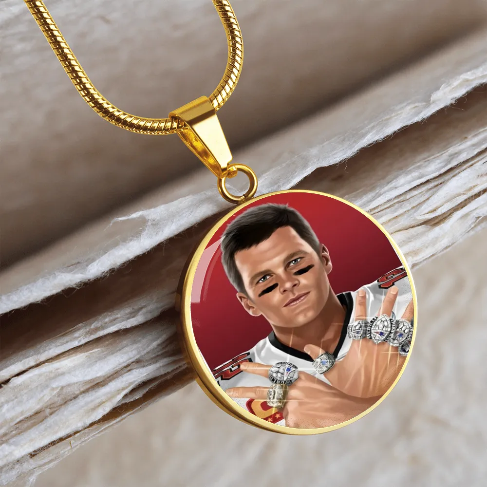 Tom Brady Seven Rings Necklace