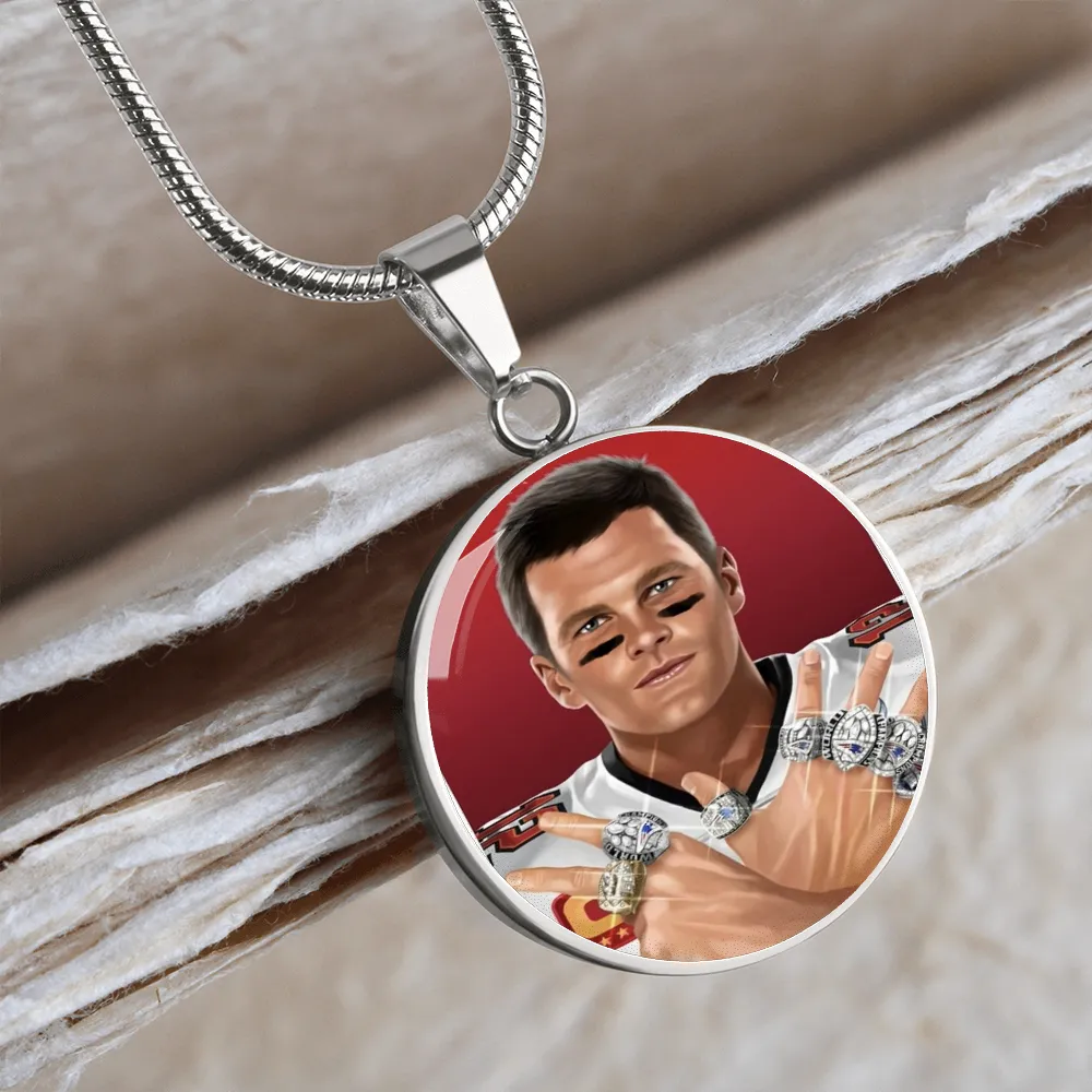 Tom Brady Seven Rings Necklace