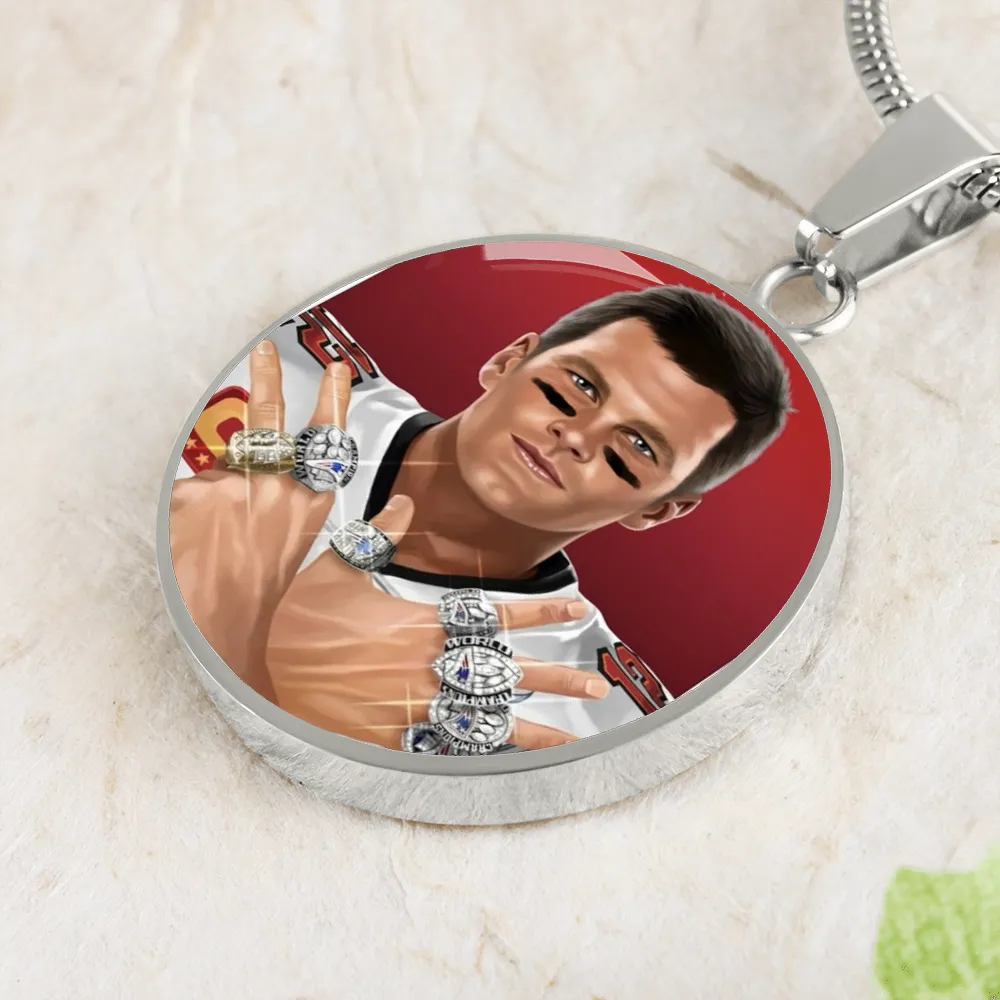 Tom Brady Seven Rings Necklace