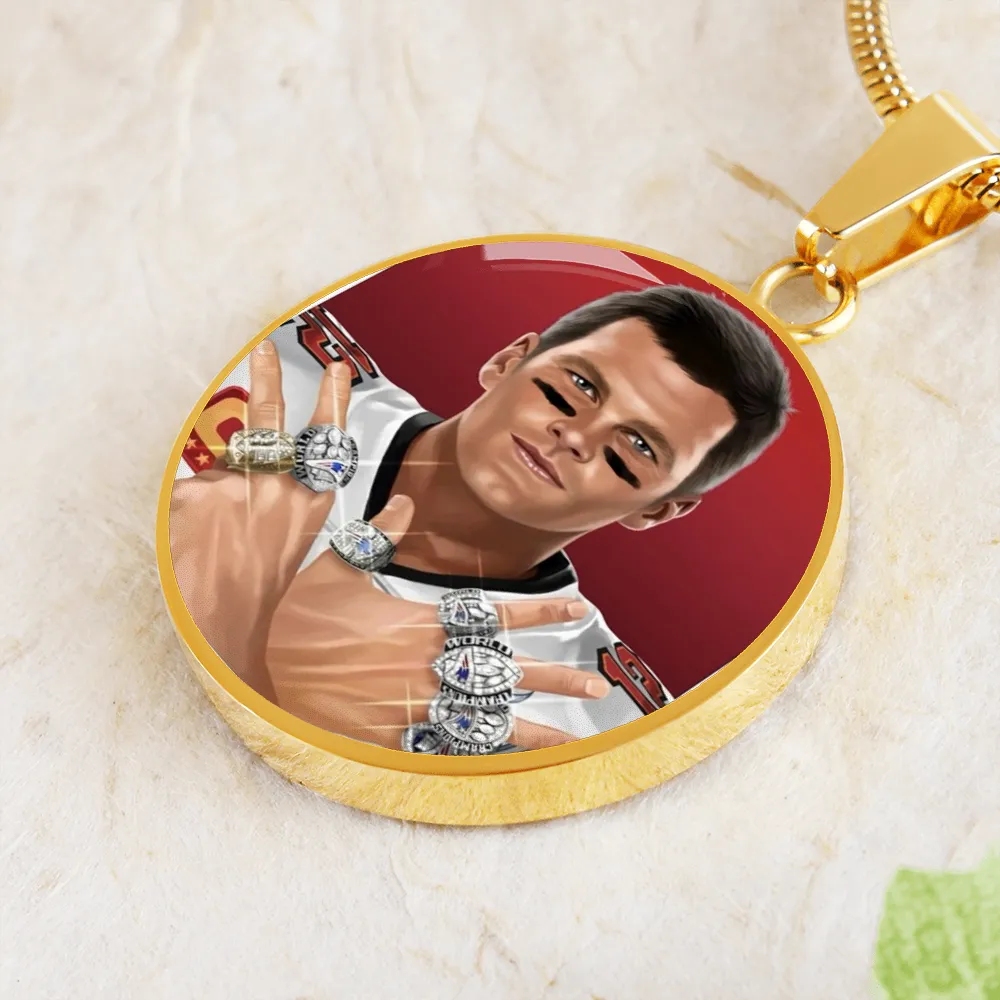 Tom Brady Seven Rings Necklace