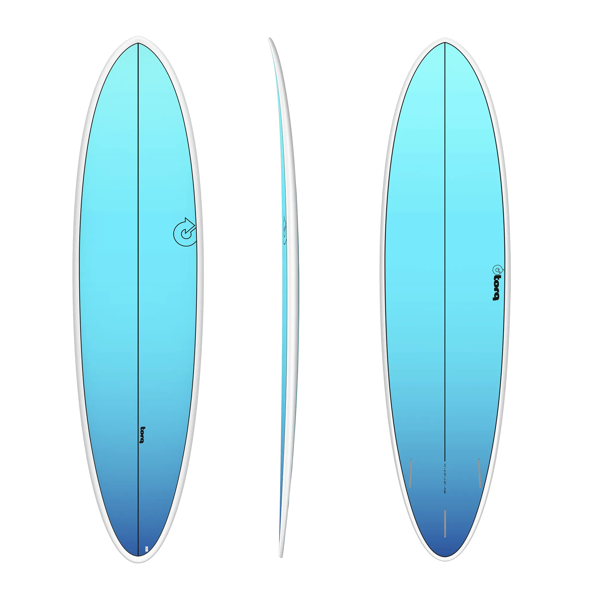 TORQ TET 7'6" MOD FUN - BLUE FADE