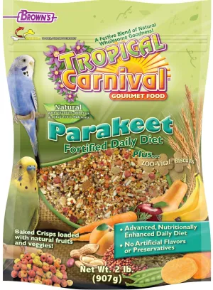 Tropical Carnival Natural Parakeet Fortified Daily Diet