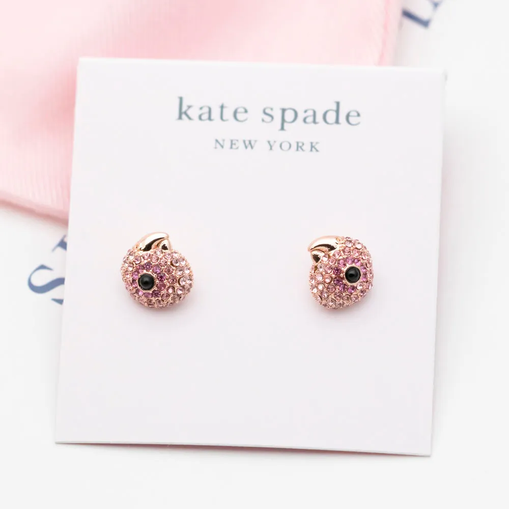 tropical paradise parrot mini stud earrings