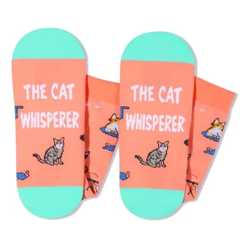 Unisex Cute Cat Socks Cat Gifts for Women Men Fun Animals Gifts for Animal Lovers