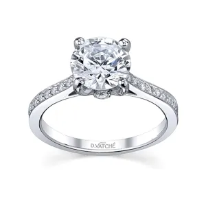 Vatche Pave Set Diamond Engagement Ring