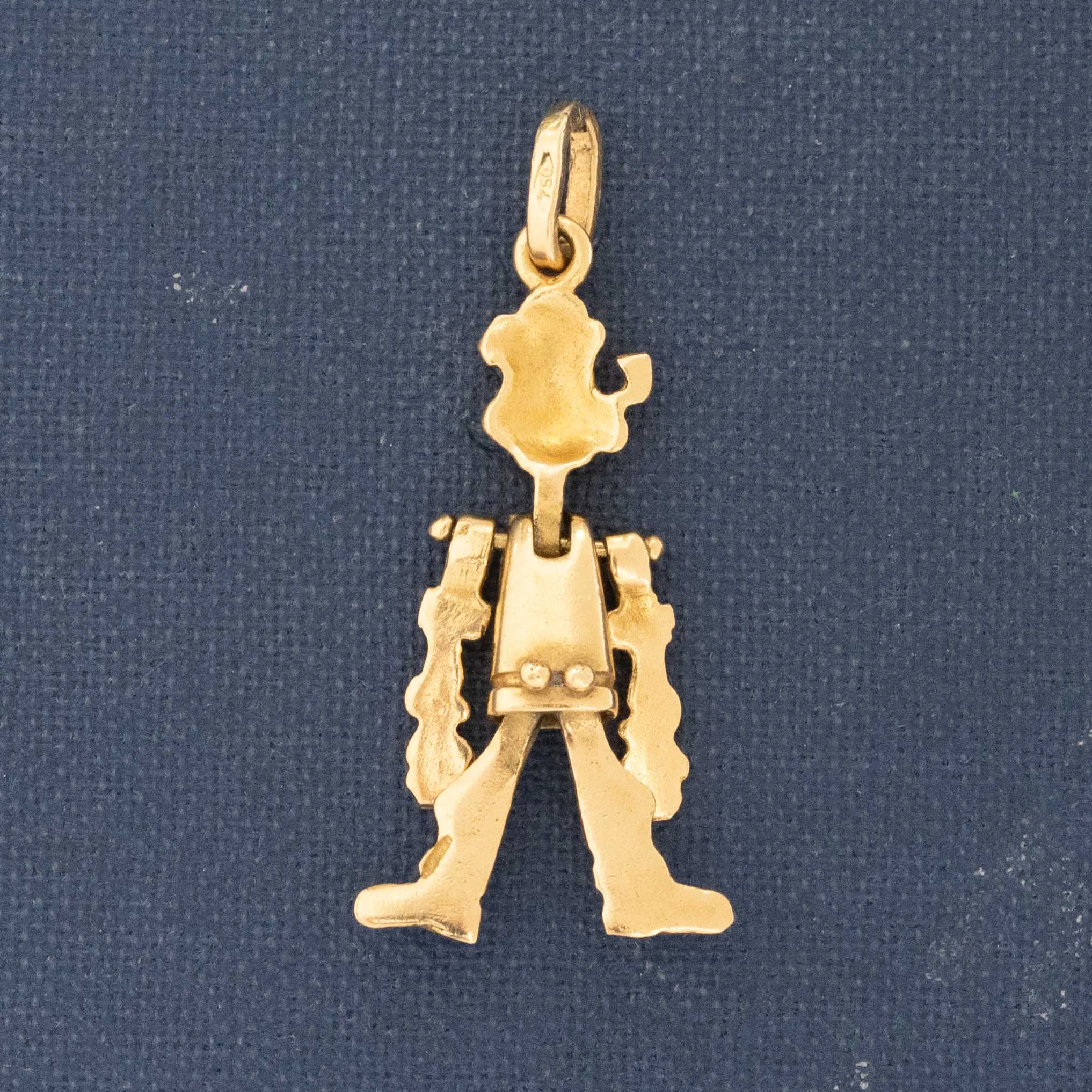 Vintage Popeye & Olive Oyl Articulating Pendants