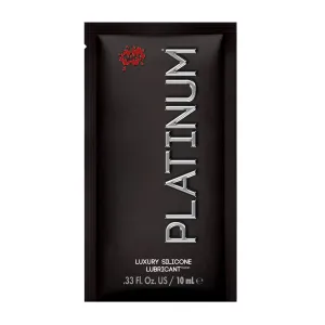 WET® Platinum® Silicone Lubricant Pouch .33 FLoz/10ML