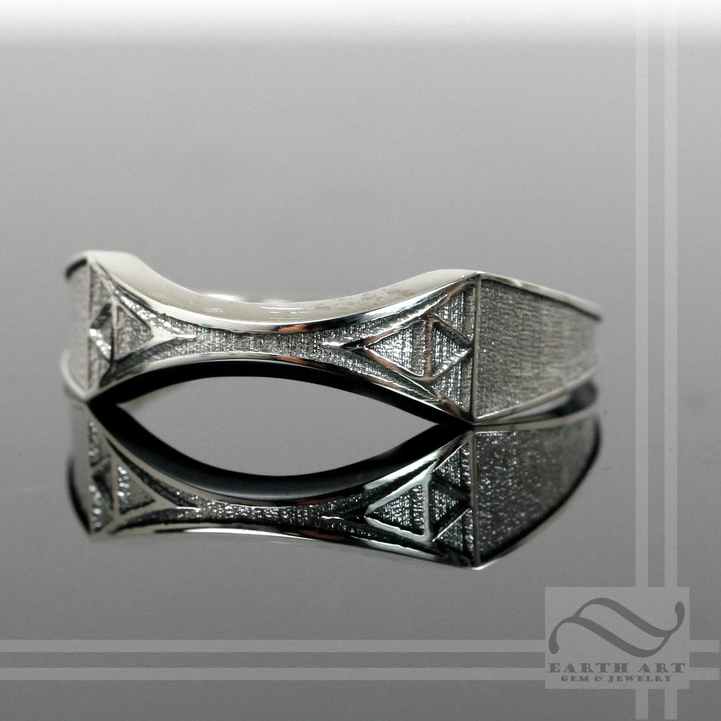 Zelda Wedding Band -Sterling Silver Ladies Thinner geeky wedding band